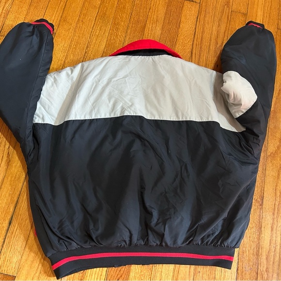 Vtg Yamaha Snowmobiles Jacket Ladies Sz XL Full Zip Insulated Red  Black - Picture 10 of 13